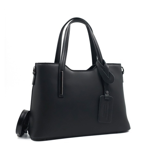 Poseta Piele Michelle - NEGRU