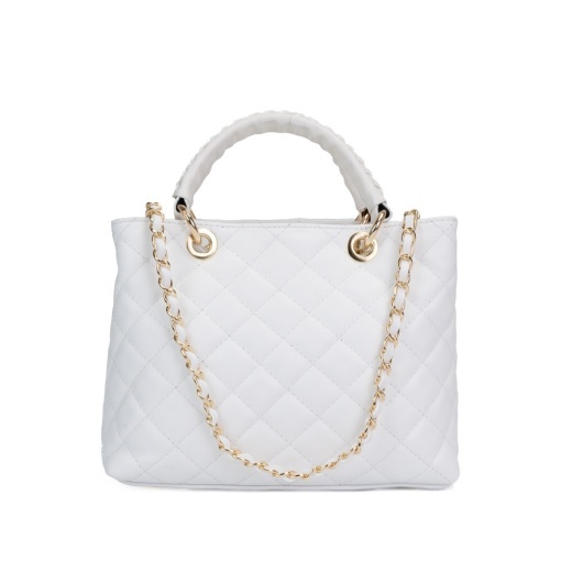 Poseta Piele Mini Georgie - ALB-SIMPLU - Img 2