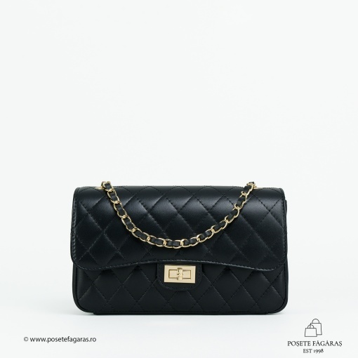 Poseta Piele Mini Ruby - NEGRU - Img 2