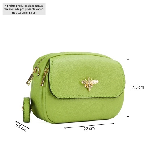 Poseta Piele Sean - LIME - Img 5