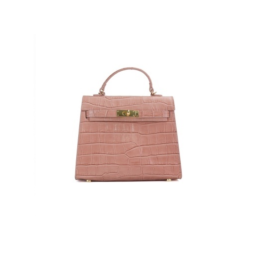 Poseta Piele Thea Croco Baby - PIERSICA - Img 2