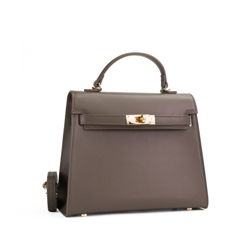 Poseta Piele Thea Slim Mini - TAUPE