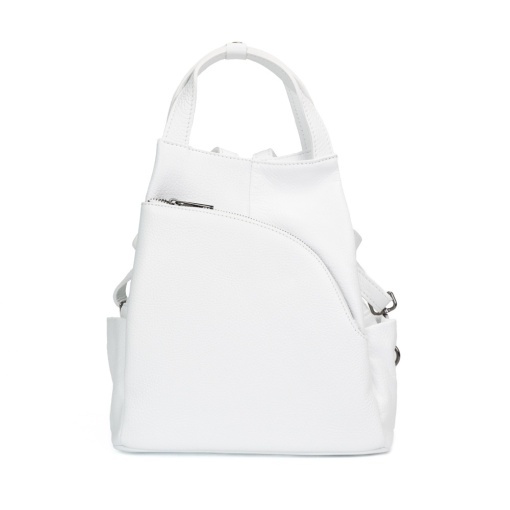 Rucsac Piele Charlene - ALB-SIMPLU - Img 2