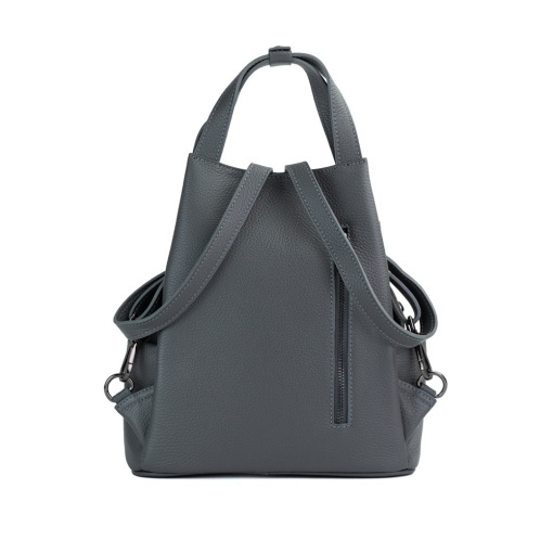 Rucsac Piele Charlene - GRI - INCHIS - Img 3