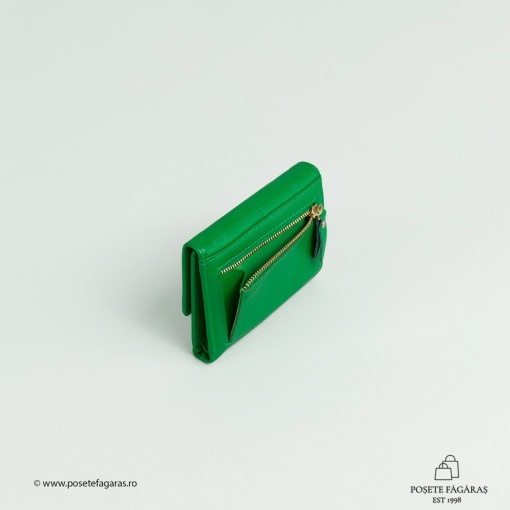 Portofel Piele Alice - VERDE - Img 3