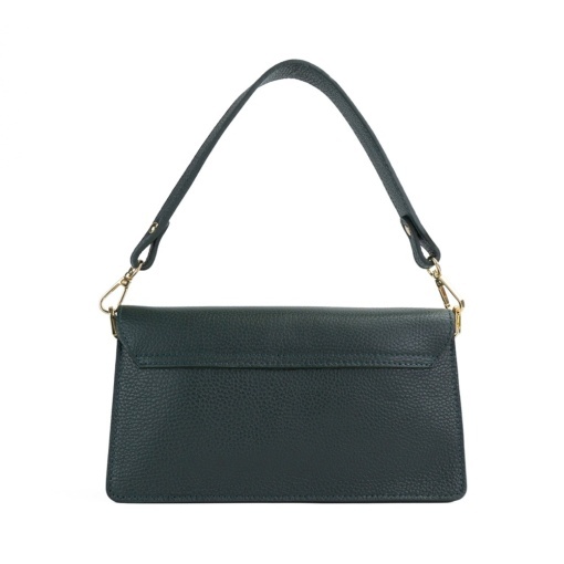 Poseta Piele Anabelle - VERDE INCHIS - Img 3