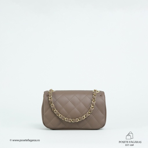 Poseta Piele Baby Ruby - TAUPE - Img 3