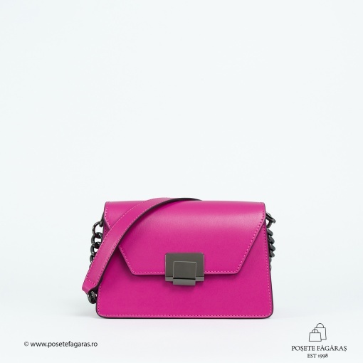Poseta Piele Emilia - FUCSIA - Img 2