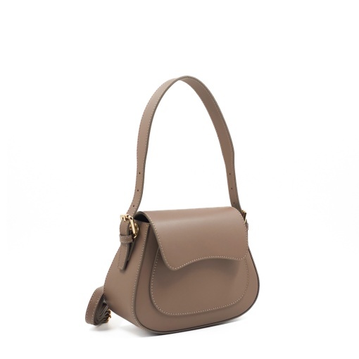 Poseta Piele Mini Pauline - CREM