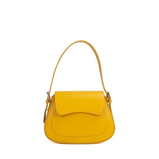Poseta Piele Mini Pauline - GALBEN - Img 2