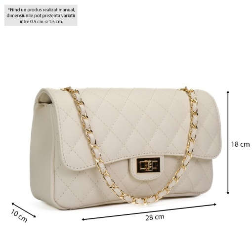 Poseta Piele Mini Ruby - BEJ - Img 5