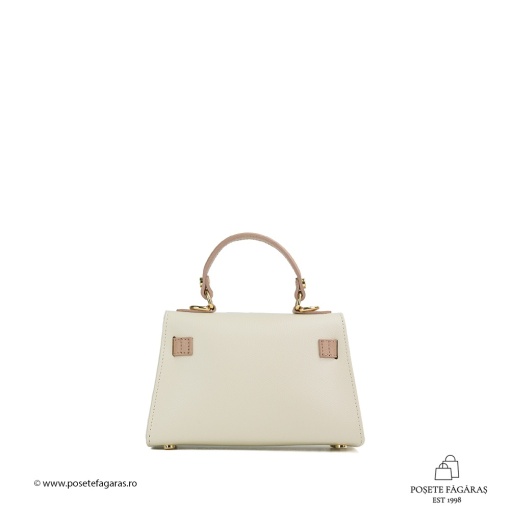 Poseta Piele Thea Baby - BEJ-ROZ-PUDRA - Img 3