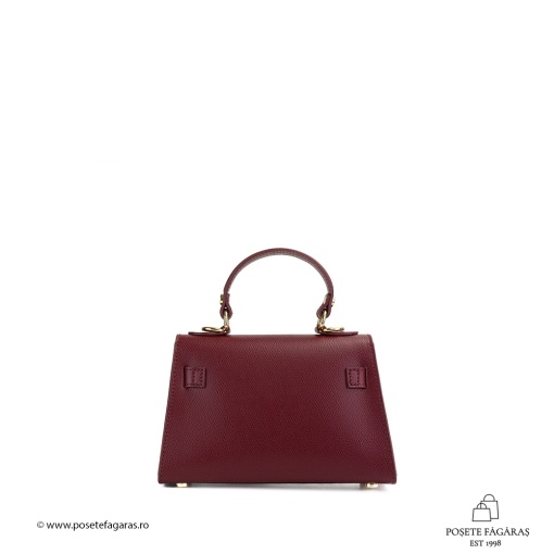 Poseta Piele Thea Baby - BORDO - Img 3