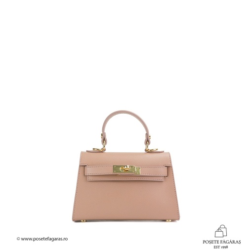 Poseta Piele Thea Baby - ROZ-PUDRA - Img 2