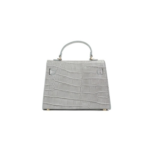 Poseta Piele Thea Croco Baby - GRI - Img 3