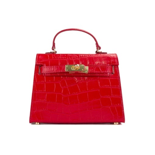 Poseta Piele Thea Croco - ROSU - Img 2