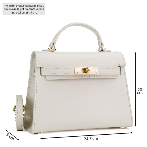 Poseta Piele Thea Slim - BEJ - Img 5