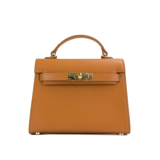 Poseta Piele Thea Slim Mini - CAMEL - Img 2