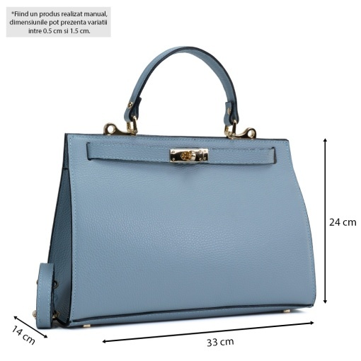 Poseta Piele Theodora - BLEU - Img 5