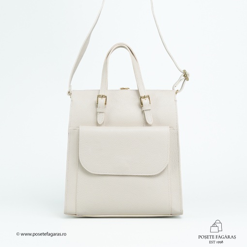 Rucsac Piele Alessa - BEJ - Img 2