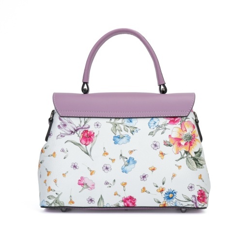 Poseta Piele Alana - FLORAL-LILA - Img 3