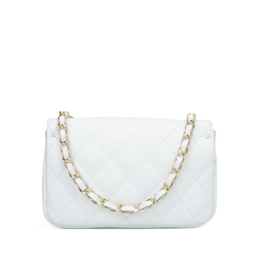 Poseta Piele Baby Ruby - ALB-SIMPLU - Img 3
