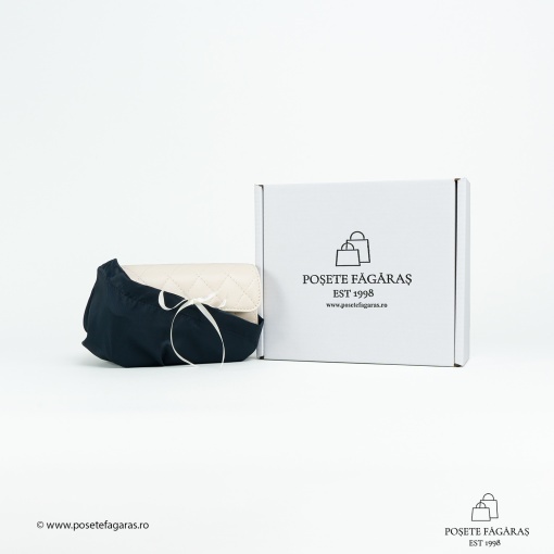 Poseta Piele Baby Ruby - BEJ - Img 5