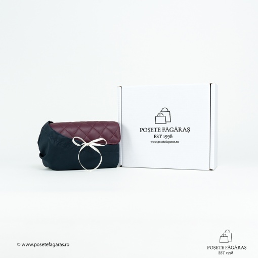 Poseta Piele Baby Ruby - BORDO - Img 5