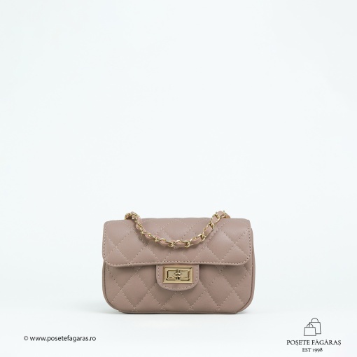 Poseta Piele Baby Ruby - GREJ - Img 2