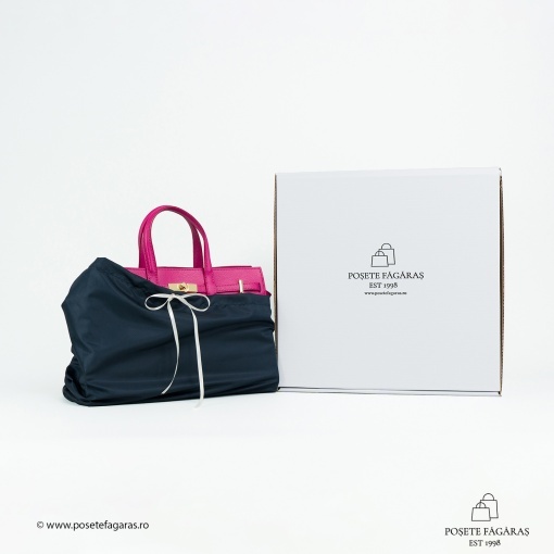 Poseta Piele Celina - FUCSIA - Img 8