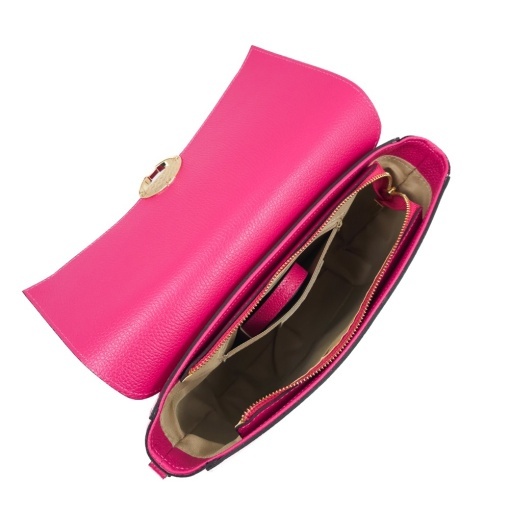 Poseta Piele Christine - FUCSIA - Img 4