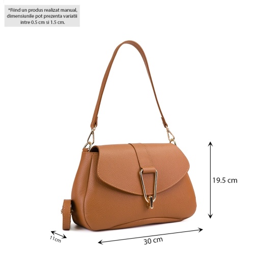 Poseta Piele Emily - CAMEL - Img 5
