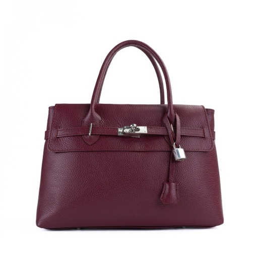 Poseta Piele Lelia - BORDO - Img 2