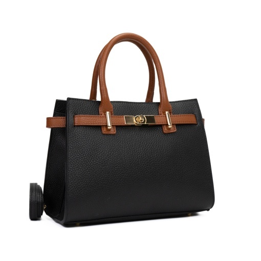 Poseta Piele Louise - NEGRU-CONIAC