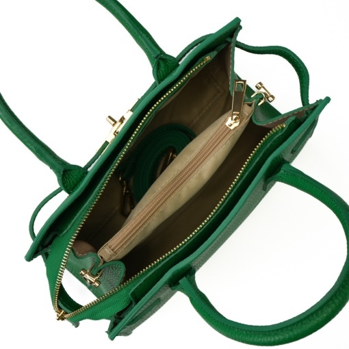 Poseta Piele Louise - VERDE - Img 4