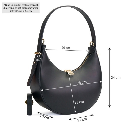 Poseta Piele Louna - NEGRU - Img 6