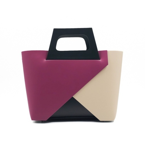 Poseta Piele Mathilda - FUCSIA-SIMPLU - Img 2