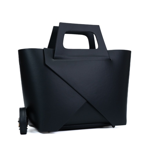 Poseta Piele Mathilda - NEGRU