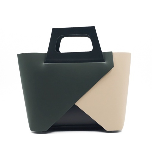 Poseta Piele Mathilda - VERDE INCHIS - Img 2