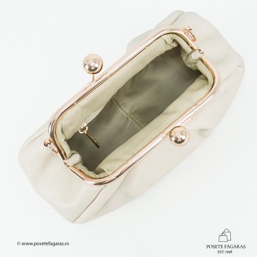 Poseta Piele Mini Lilith - BEJ - Img 3