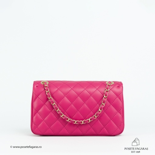 Poseta Piele Mini Ruby - FUCSIA - Img 3