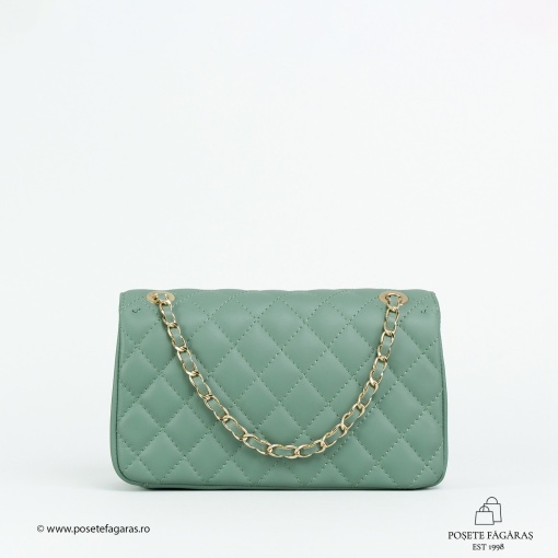 Poseta Piele Mini Ruby - MENTA - Img 3