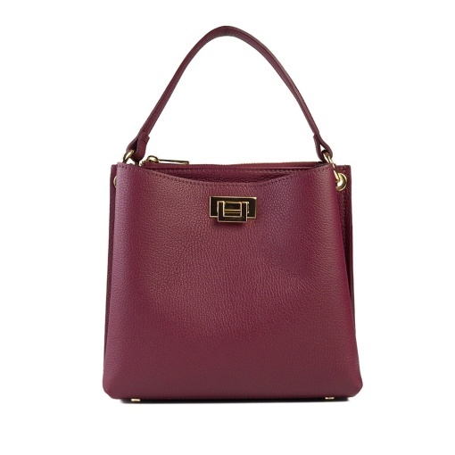 Poseta Piele Mini Stephanie - BORDO - Img 2