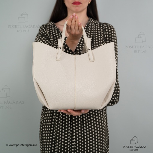 Poseta Piele Mirai - ALBASTRU-DESCHIS - Img 7