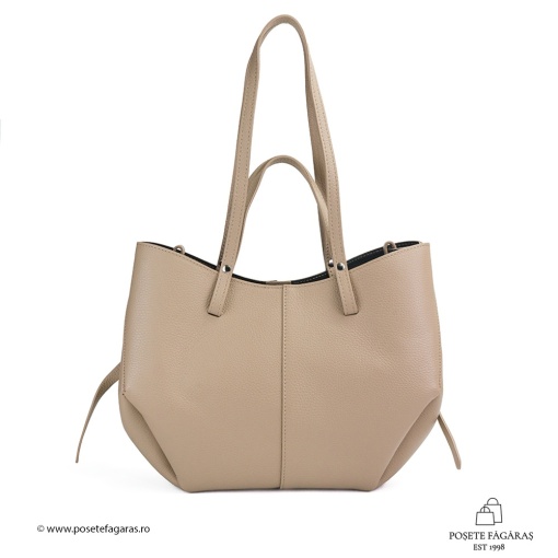 Poseta Piele Mirai - CREM - Img 3