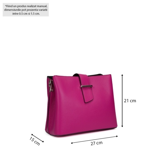 Poseta Piele Nikol - FUCSIA - Img 5
