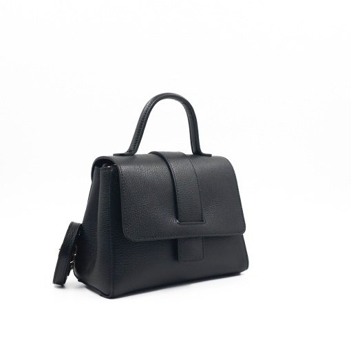 Poseta Piele Olivia - NEGRU