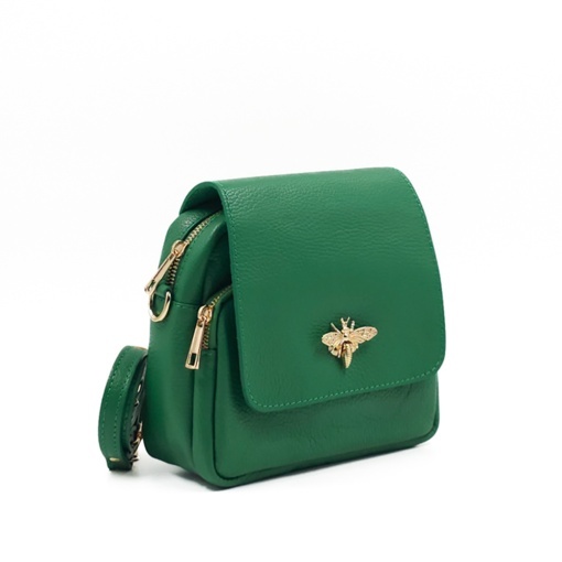 Poseta Piele Simone - VERDE