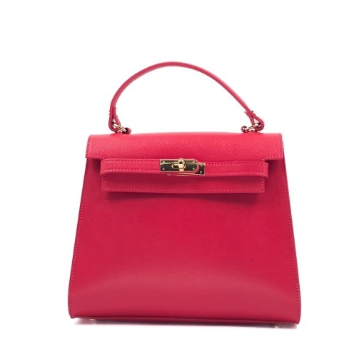Poseta Piele Teresa - FUCSIA - Img 2