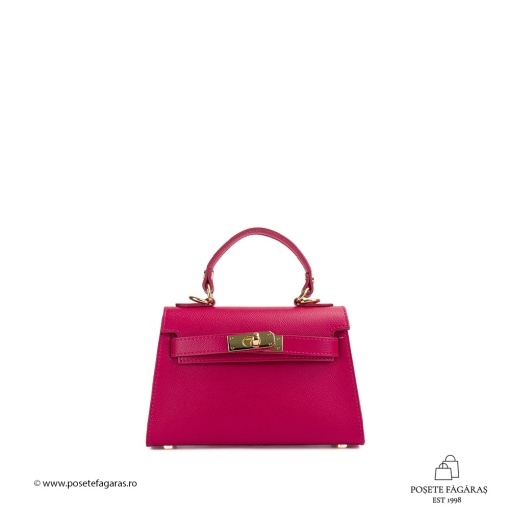 Poseta Piele Thea Baby - FUCSIA - Img 2
